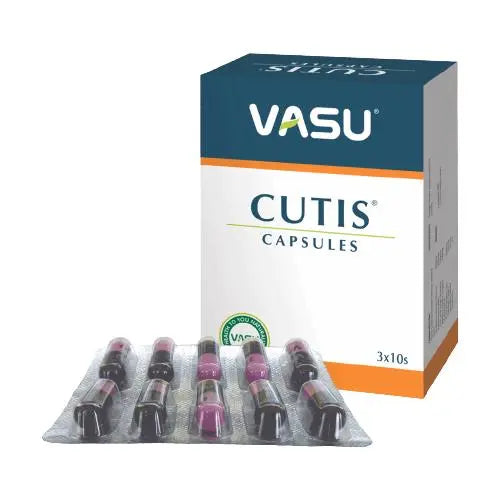 Vasu Healthcare - Cutis 60 Capsules - my-ayurvedic