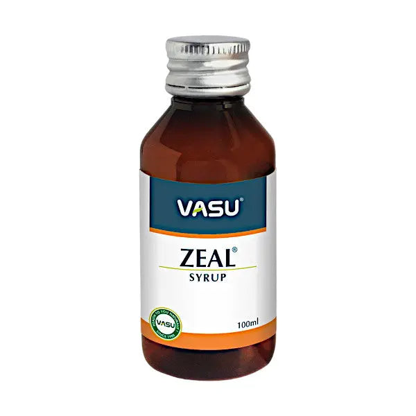 Vasu Healthcare - Zeal Cough Syrup 100 ml - my-ayurvedic