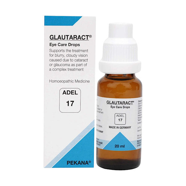 Image: ADEL Germany Homeopathy - ADEL17 Glauteract Drops 20 ml - Support for Eye Health.