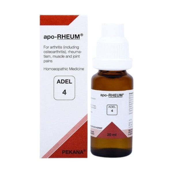 Image: ADEL4 apo-rheum Drops 22ml: Natural relief for joint and muscle discomfort. Helps in rheumatic conditions