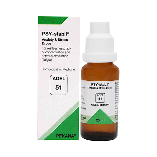 Image: ADEL51 PSY-Stabil Drops 20 ml: Homeopathic Relief for Stress, Anxiety, and Mental Well-being.