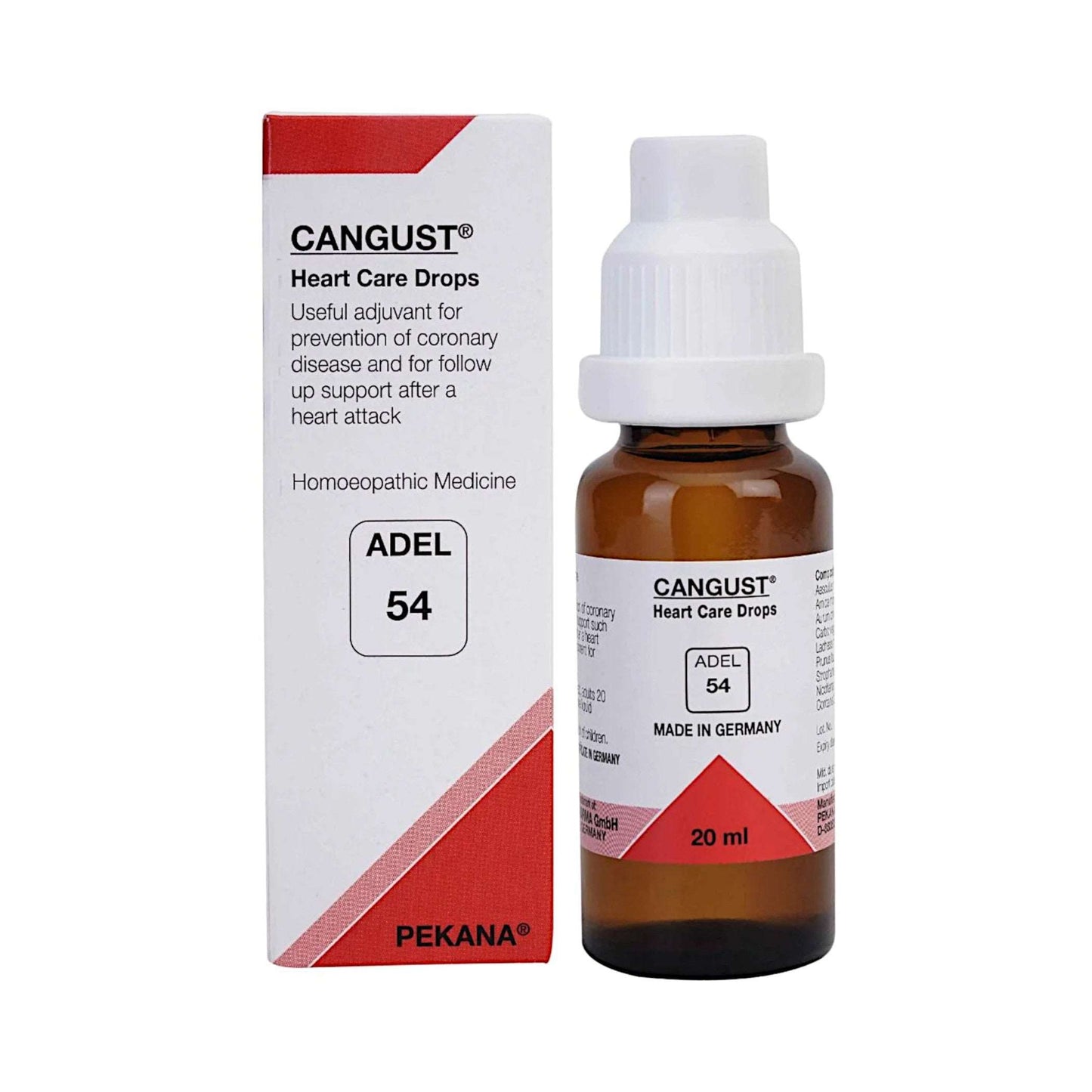 Image: ADEL54 Cangust Drops 20 ml: Homeopathic Support for Cardiovascular Health and Circulation.
