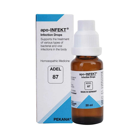 Image: ADEL87 APO-Infekt Drops 20 ml: Homeopathic Immune Support."