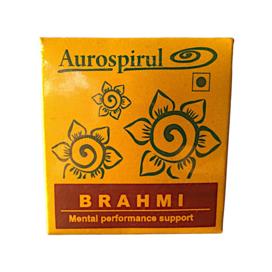 Image: Aurospirul Brahmi 100 Capsules: Ayurvedic memory and focus support.