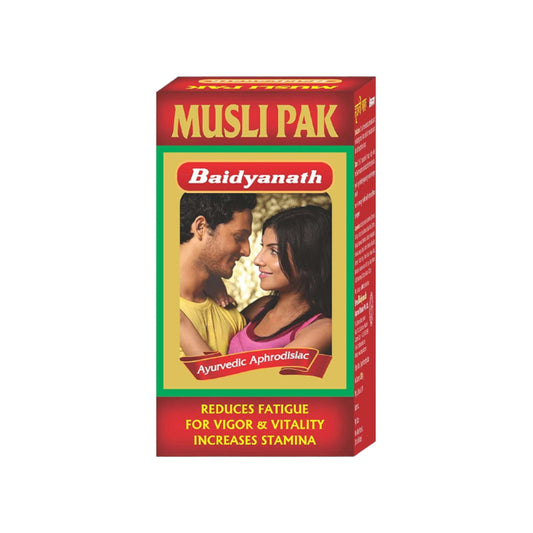 Image: Baidyanath Musli Pak 100 g: Ayurvedic aphrodisiac supplement.