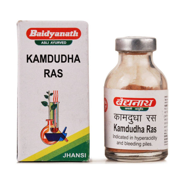 Image: Baidyanath Kamdudha Ras 80 Tablets: Ayurvedic remedy for female health, digestion, and diabetes.