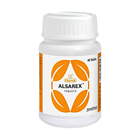 Image: Charak Alsarex 40 Tablets: Ayurvedic solution for acidity and from gastric issues.