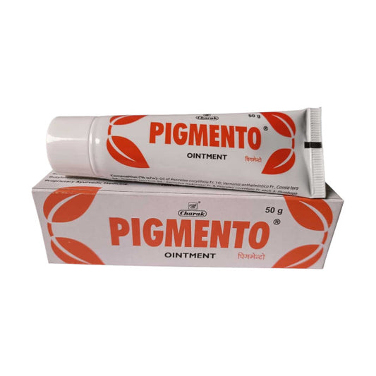 Image: Charak Pigmento Ointment: Ayurvedic skincare for healthy and radiant skin. 