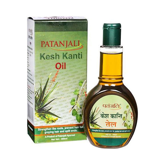 Image for Divya Patanjali Kesh Kanti Oil - 120ml. Natural hair oil for hair fall prevention, scalp nourishment, and healthy hair.