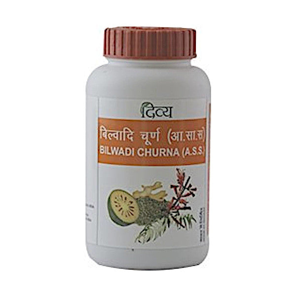 Image: Baidyanath Bilwadi Churna Powder 100g: Herbal remedy for digestive relief, aids absorption, and cools abdominal discomfort.