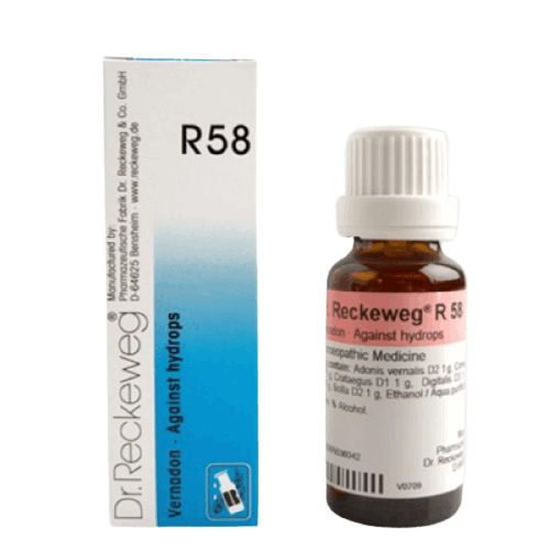 Image: DR. RECKEWEG R58 - Vernadon Hydrops 22 ml Drops - Natural heart and kidney support.