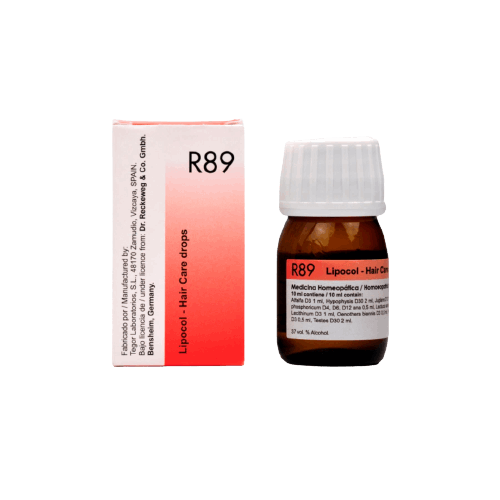 Image: DR. RECKEWEG R89 - Hair Care Drops 30 ml - Natural support for hair health and vitality.