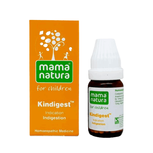 Image: Dr. Schwabe Kindigest Globules 10 g - Homeopathic support for digestive health, relieving indigestion, bloating, and discomfort.