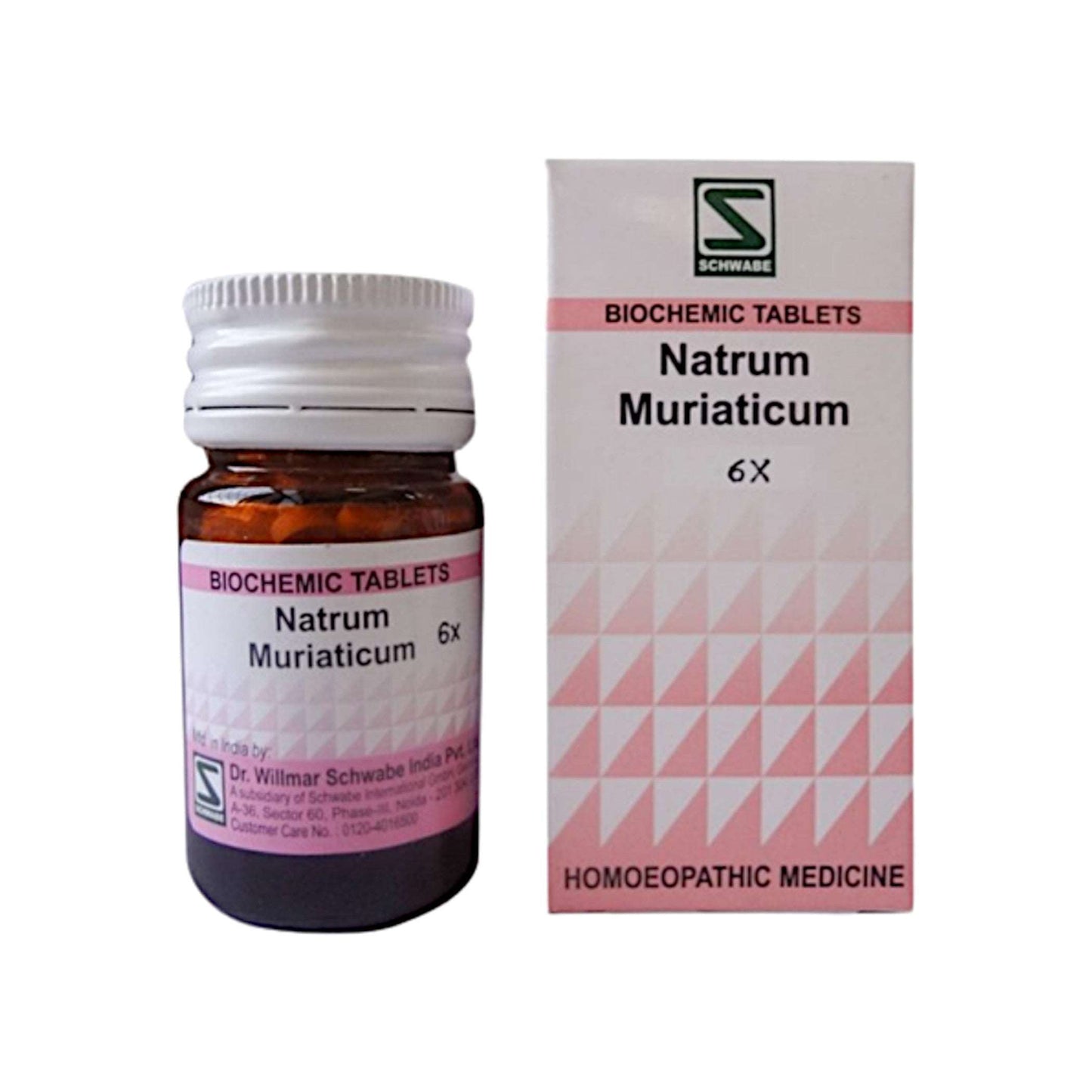 Image: Dr. Schwabe Homeopathy Natrium Muriaticum 6x Tablets 20 g - A remedy for fluid balance, emotions, and skin health.