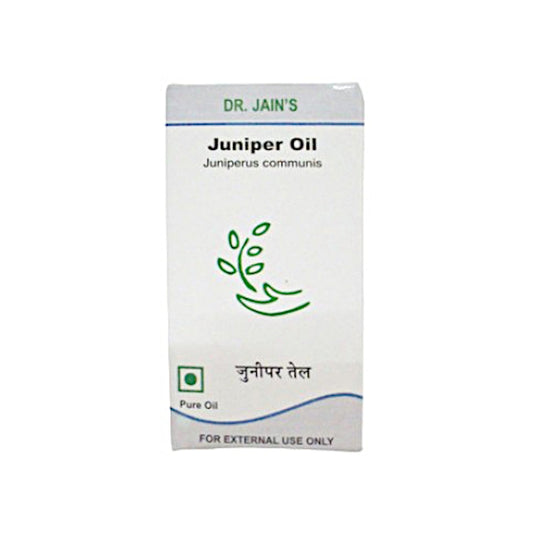 Image for Dr. Jain's Juniper Oil - 10 ml. Aromatic oil with multiple benefits for the skin, muscles, and more.