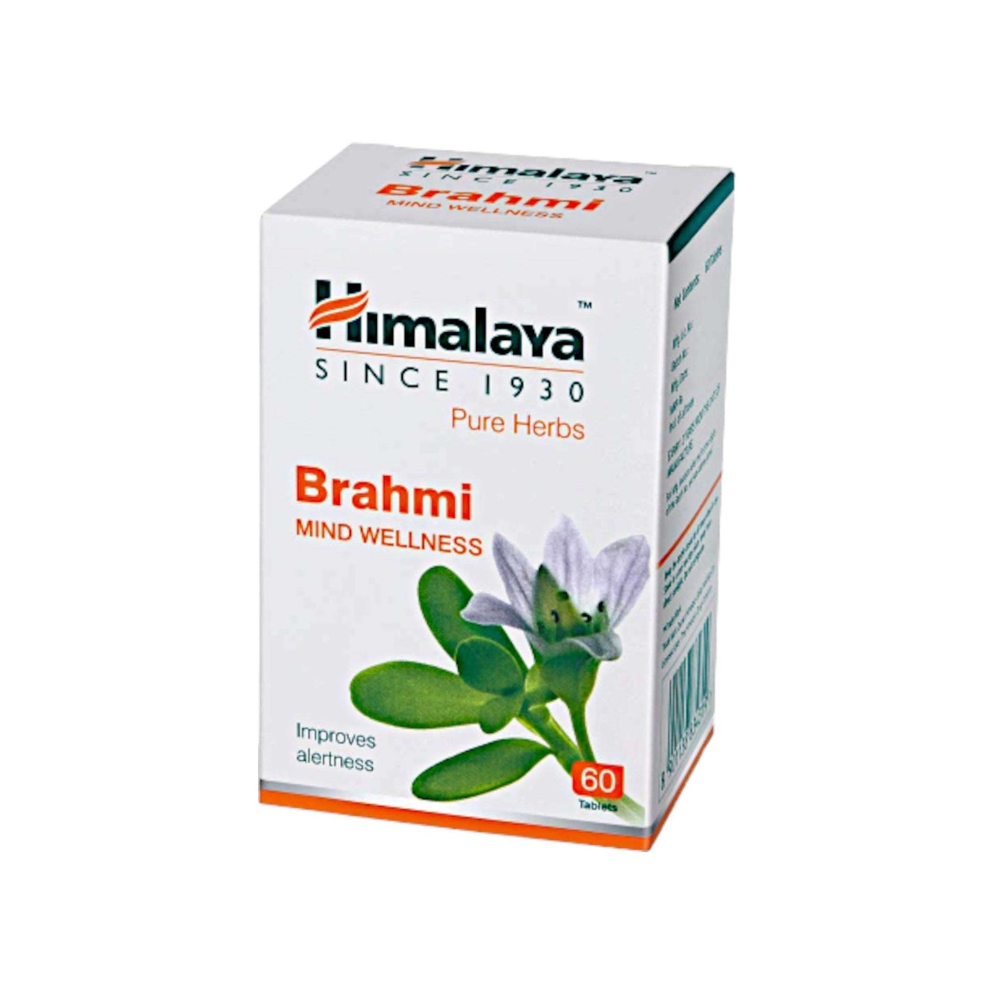 Image: Himalaya Herbals Brahmi 60 Tablets - Brain health and cognitive support with Bacopa Monnieri supplement.