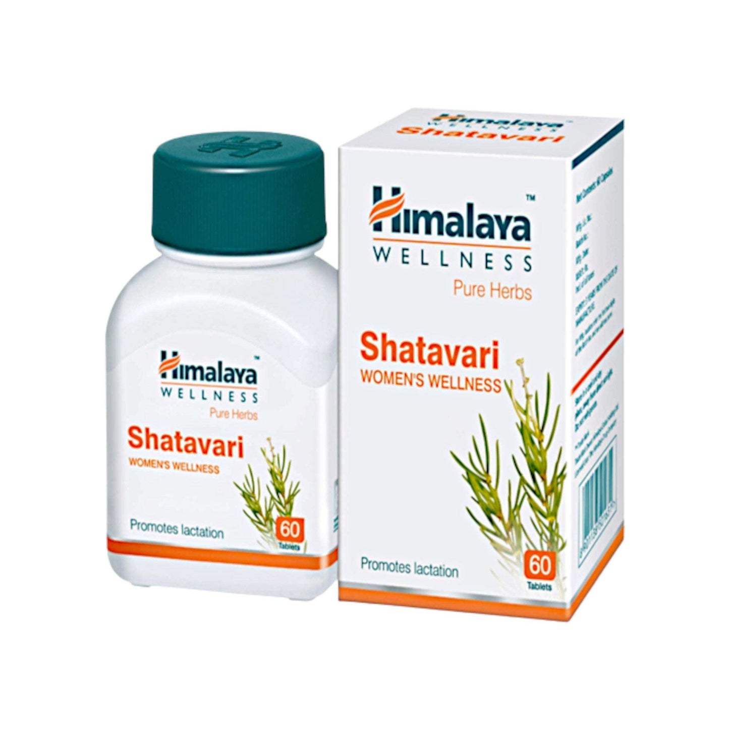 Image: Himalaya Shatavari 60 Tablets - For women's hormonal balance, vitality, and well-being.