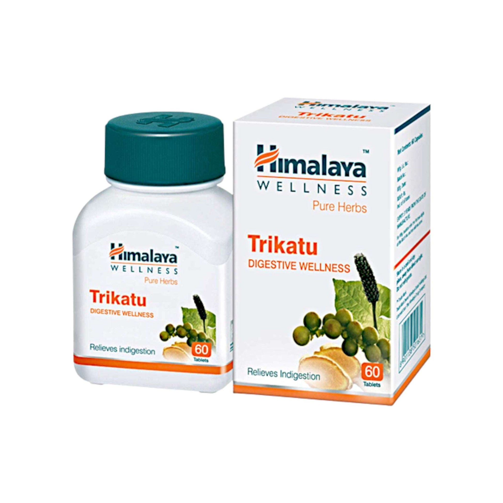 Image: Himalaya Herbals Trikatu 60 Tablets - Ayurvedic blend for digestion, respiratory health, and more.