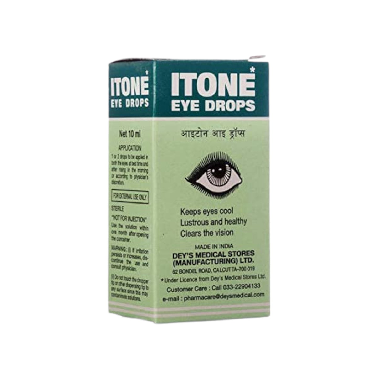 Image: ITONE Eye Drops 10 ml - Soothes irritation, redness, infections, and protects against environmental stressors.