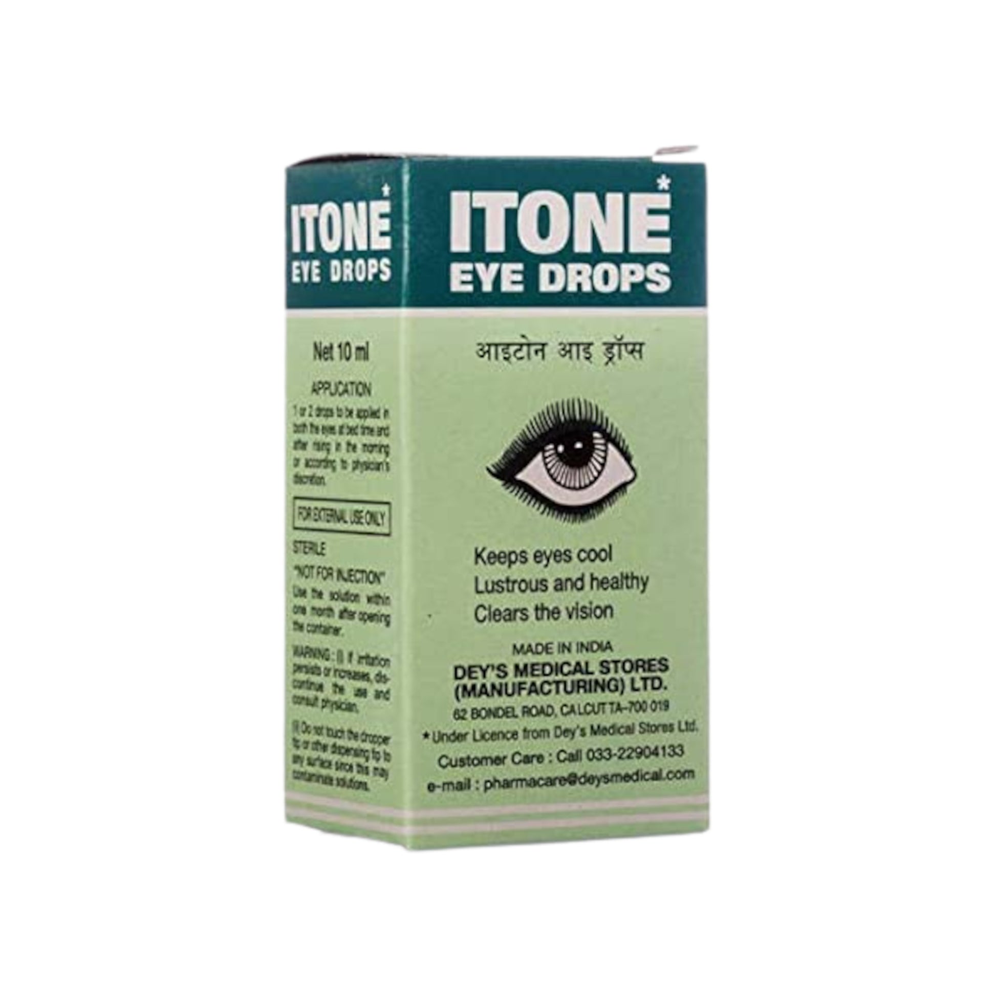 Image: ITONE Eye Drops 10 ml - Soothes irritation, redness, infections, and protects against environmental stressors.
