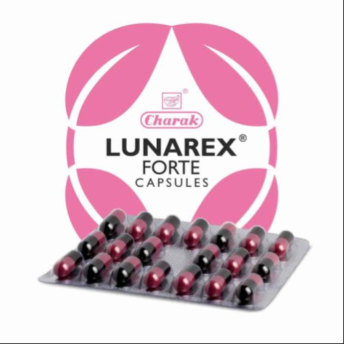 Image of Charak - Lunarex Forte: Women's reproductive health support in 20 Capsules.