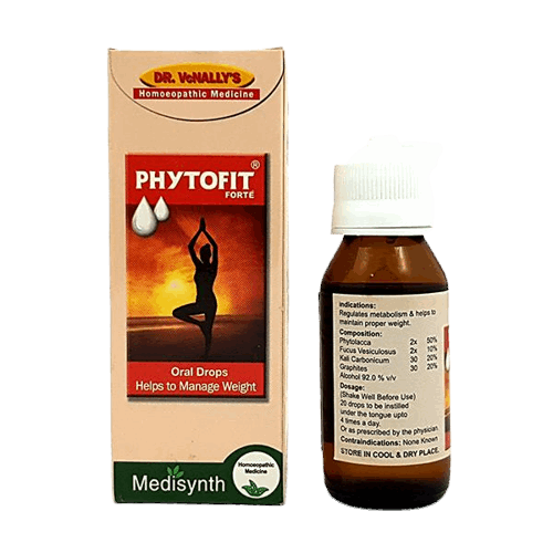 Image: Medisynth Phytofit Forte Drops 30 ml - Supports weight management by enhancing metabolic activity safely.
