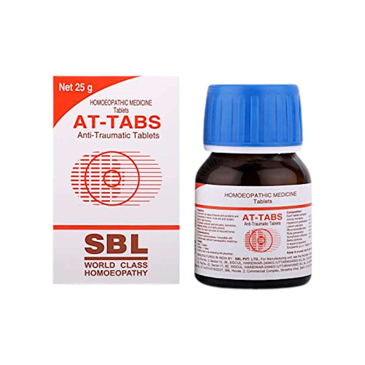 Image: SBL Homeopathy AT-200 Tablets 25 g - Trauma and Joint Health Remedy.
