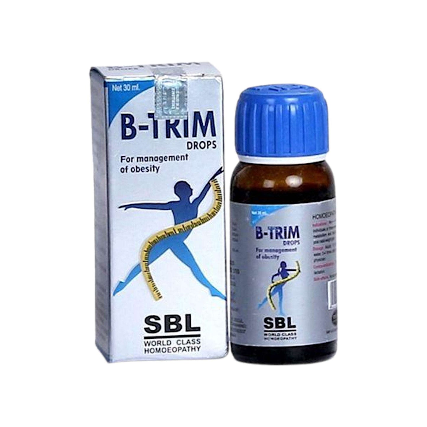 Image: SBL B-Trim Drops 30 ml - Weight Management Homeopathic Product.