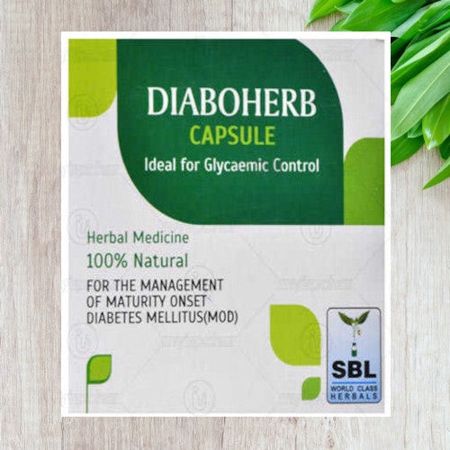 SBL Diaboherb 100 Capsules: Boosts insulin, controls blood sugar, relieves diabetes symptoms