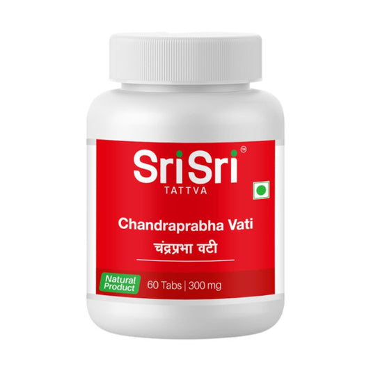 Sri Sri Ayurveda Chandraprabha Vati 60 tablets: Ayurvedic solution for urinary health, diabetes, and overall well-being.