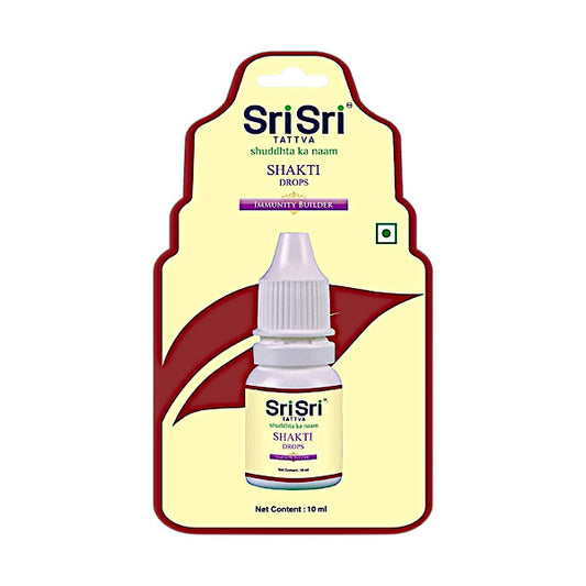 Image: Sri Sri Ayurveda Shakti Immunity Drops 10 ml - Ayurvedic Rejuvenation and Immune Support.