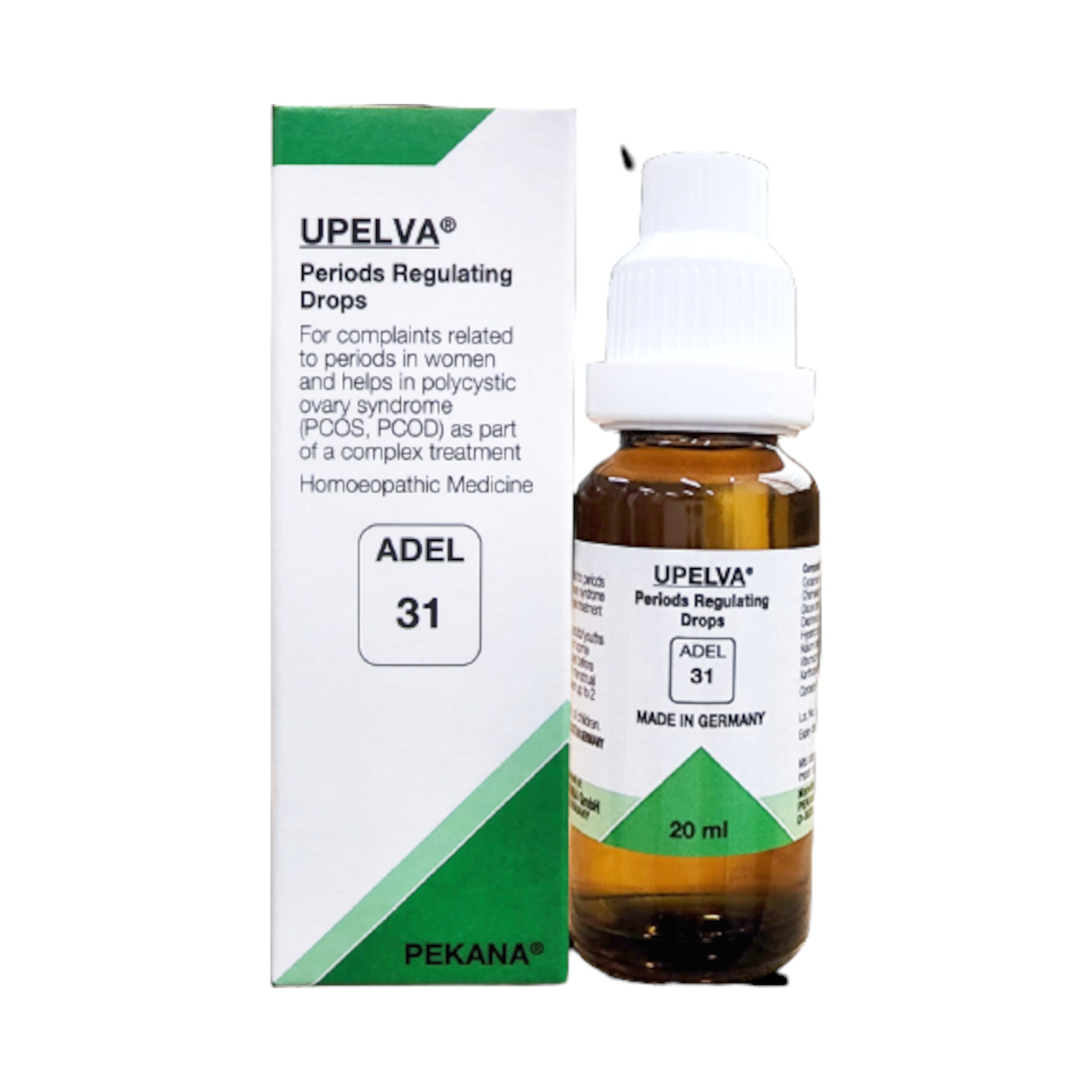 Image: ADEL31 Upelva Drops 20 ml: Homeopathic Relief for Menstrual and Female Health Issues.