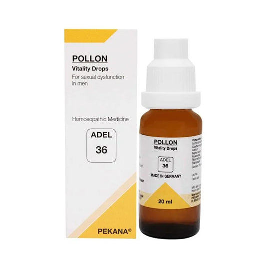 Image; ADEL36 Pollon Drops 20 ml: Homeopathic Support for Sexual Health and Vitality.