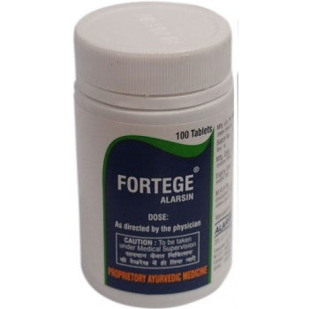 Image: Alarsin - Fortege 100 Tablets: Natural Ayurvedic Remedy for Enhanced Vitality.
