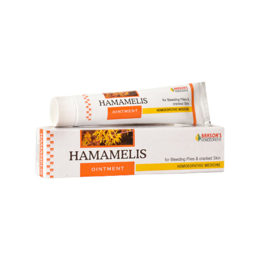 Image: Bakson's Hamamelis Ointment 25 g: Relief for varicose veins, hemorrhoids, and bruising.