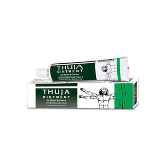 Image: Bakson's Thuja Ointment 25 g: Relief for warts, fungal infections, and skin tags.