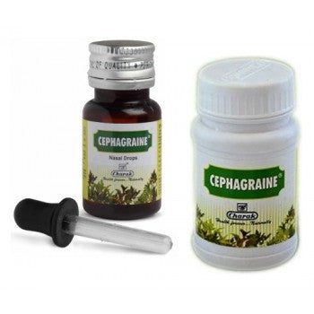Charak - Cephagraine Combipack 40 Tablets & 15 ml Nasal Drops