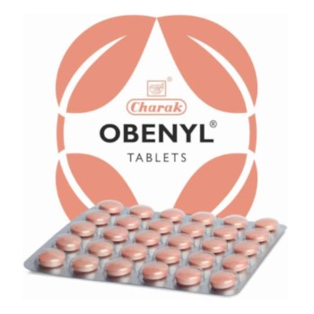 Image of Charak Obenyl 30 Tablets: A natural solution for weight management by addressing the root causes of weight gain.