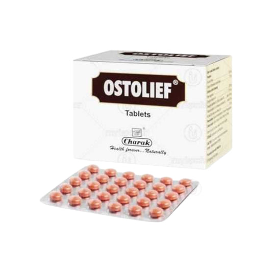 Image of Charak Ostolief 30 Tablets: Natural joint support for pain relief, improved mobility, and joint health..