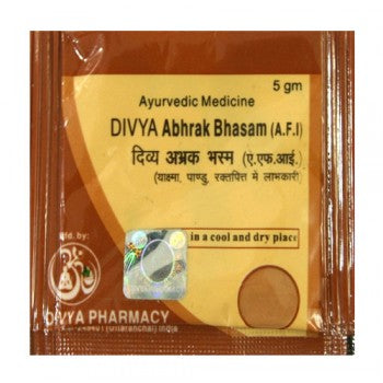 Image for Divya Patanjali Abhrak Bhasm - 5g. Natural remedy for anemia, especially effective during pregnancy. 