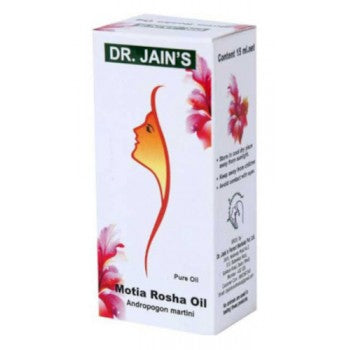 Image for Dr. Jain's Motia Rosha Oil - 10 ml. Promotes hair growth and has various skin benefits.