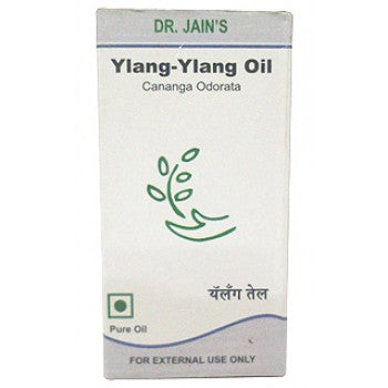 Image for Dr. Jain's Ylang Ylang Oil - 10 ml. Useful for skin care, hair health, stress relief, and as an aphrodisiac.