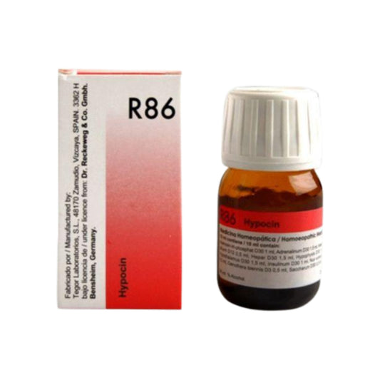 Image: DR. RECKEWEG R86 - Hypocin Hypoglycemia Drops 22 ml - Natural relief for hypoglycemia and its associated symptoms.