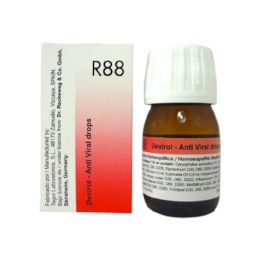 Image: DR. RECKEWEG R88 - Devirol Anti-Viral Drops 22 ml - Natural immune support against viruses for overall well-being.