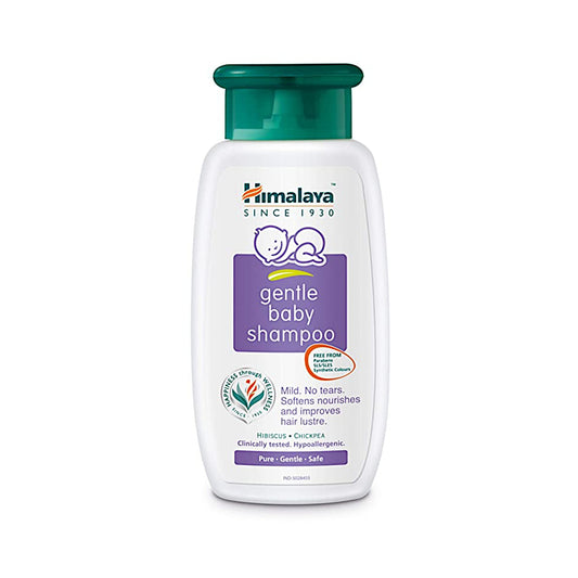Image: Himalaya Herbals Gentle Baby Shampoo 100 ml: Mild, tear-free, with Hibiscus for soft and shiny baby hair.