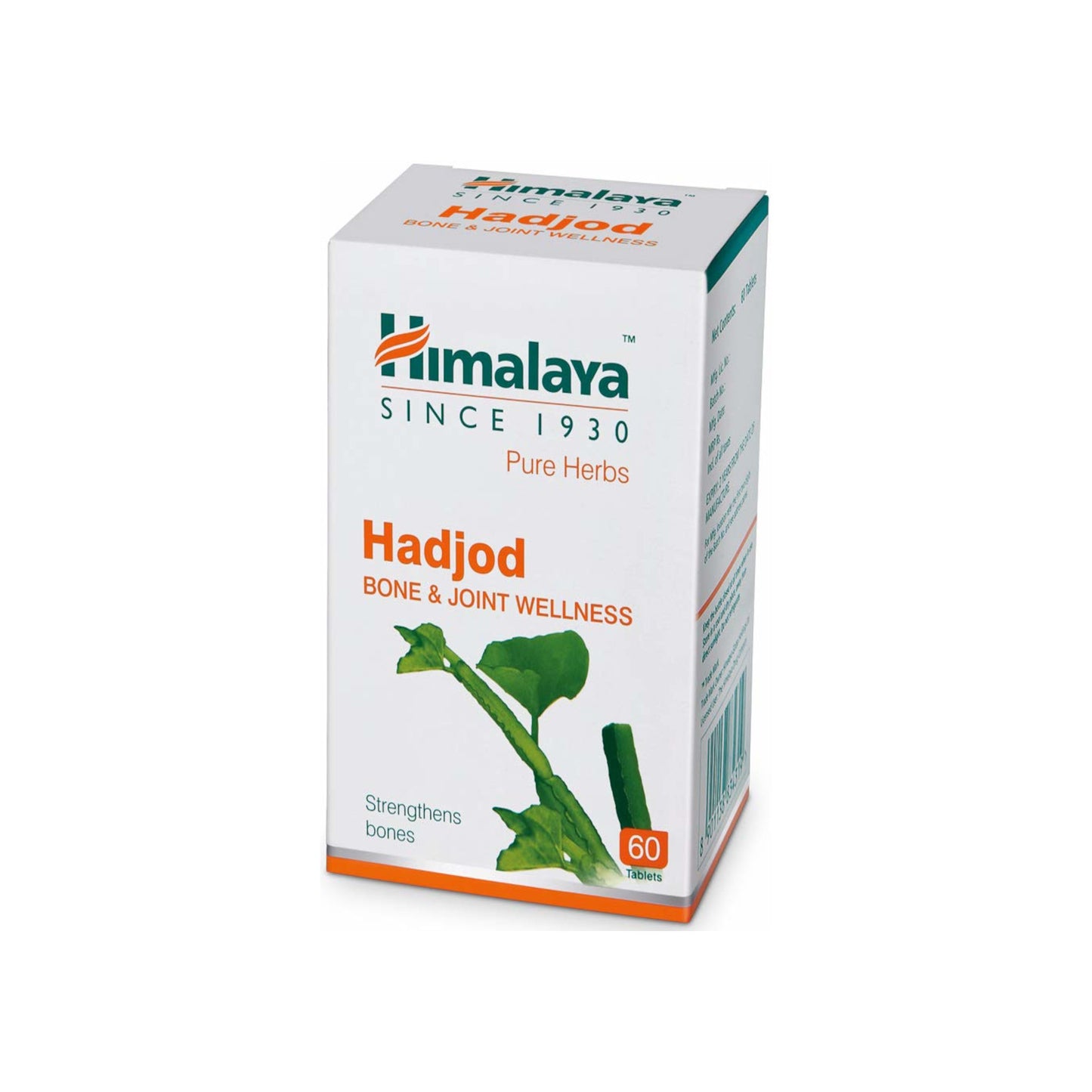 Image: Himalaya Herbals Hadjod 60 Tablets: Ayurvedic support for bone healing, metabolism, and inflammation relief.