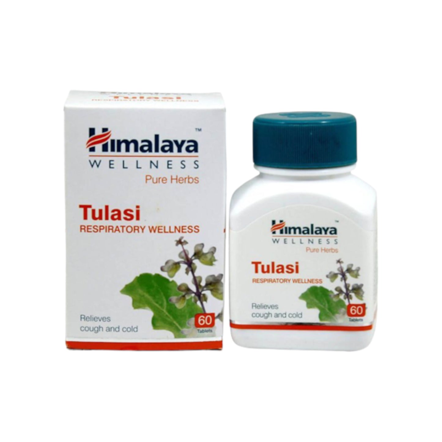 Image: Himalaya Tulasi 60 Tablets - Supports well-being, boosts the immune system, and aids respiratory health.