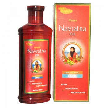 Image: Himani Navratna Hair Oil 100 ml - An ayurvedic hair oil for stress relief, headache, hair health, and more.