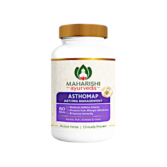 Image: Maharishi Asthomap 60 Tablets - Natural support for respiratory allergies and asthma.