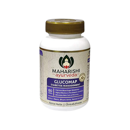 Maharishi Glucomap 60 Tablets - Supports blood sugar control and overall health.